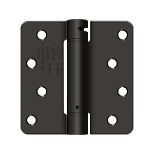 Deltana 4" x 4" X 1/4" Radius, Spring Hinge
