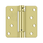 Deltana 4" x 4" X 1/4" Radius, Spring Hinge