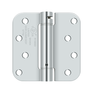 Deltana 4" x 4" X 5/8" Radius, Spring Hinge