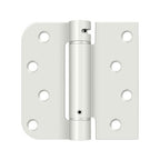 Deltana 4" x 4" x 5/8" Square Spring Hinge White