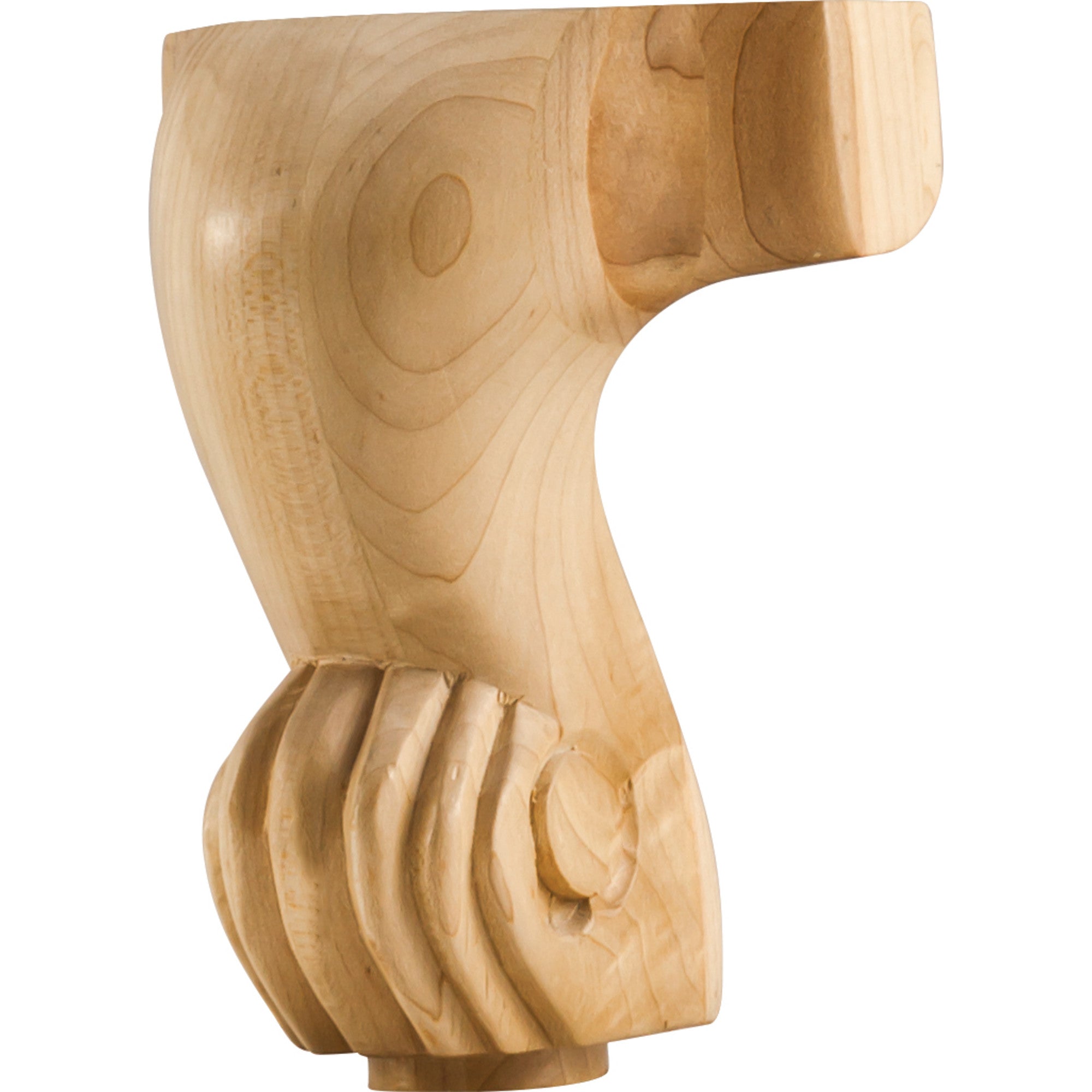 Hardware Resources French Cut Center Leg Maple 6" Length