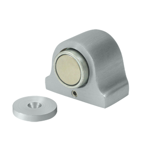 Deltana Magnetic Dome Stop, Brushed Chrome