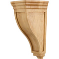 Hardware Resources Arts & Crafts Corbel Rubberwood 10" Length 4-3/8" Width