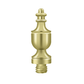Deltana Urn Tip Polished Brass 1-3/8" Height