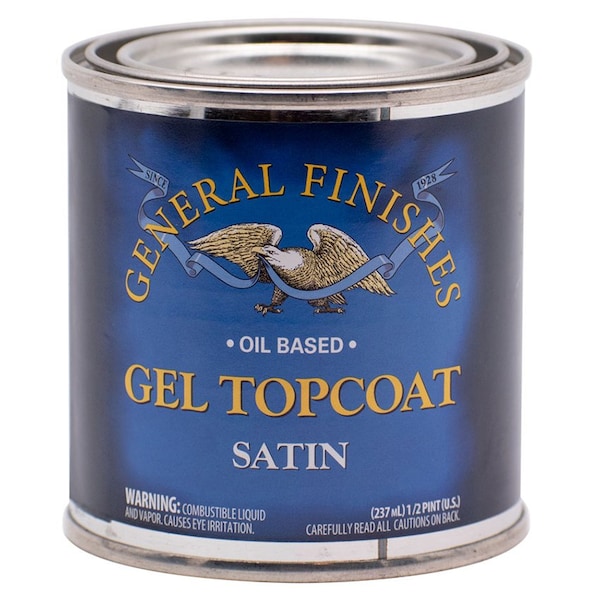 General Finishes Gel Topcoat Oil-Based, Half Pints