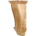 Hardware Resources Renaissance Reeded Corbel Rubberwood 14" Length