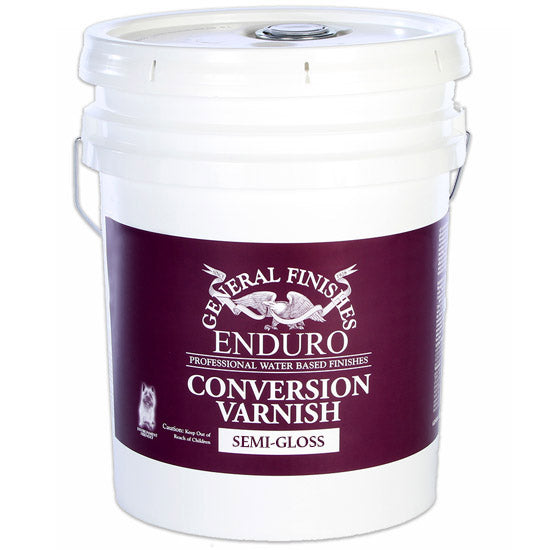 Enduro Conversion Varnish 2K Polyurethane, Semi-gloss, 5 Gallon