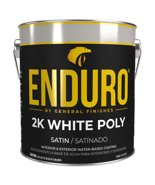Enduro 2K White Poly, Satin, Gallon