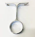 Closet Rod Center Support For 1-1/16" Diameter Rod, Screw On, Polished Chrome