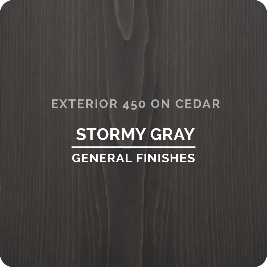 General Finishes Exterior 450 Stains, Stormy Gray, Gallon
