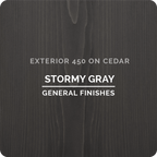 General Finishes Exterior 450 Stains, Stormy Gray, Gallon