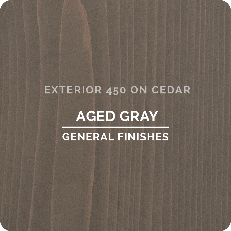 General Finishes Exterior 450 Stains, Aged Gray, Gallon