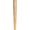 Hardware Resources Four Sided Tapered Wood Post Maple 35-1/2" Length 3-1/2" Width