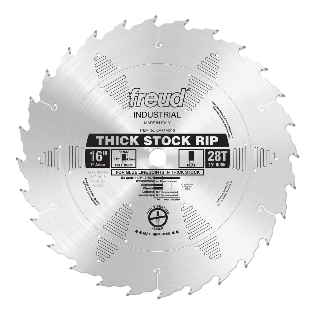 Freud Thick Stock Rip Blades