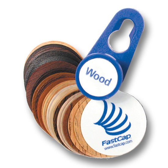 Fastcap Real Wood Sampler 9/16" Diameter 17 Sheets, 17 Sheets