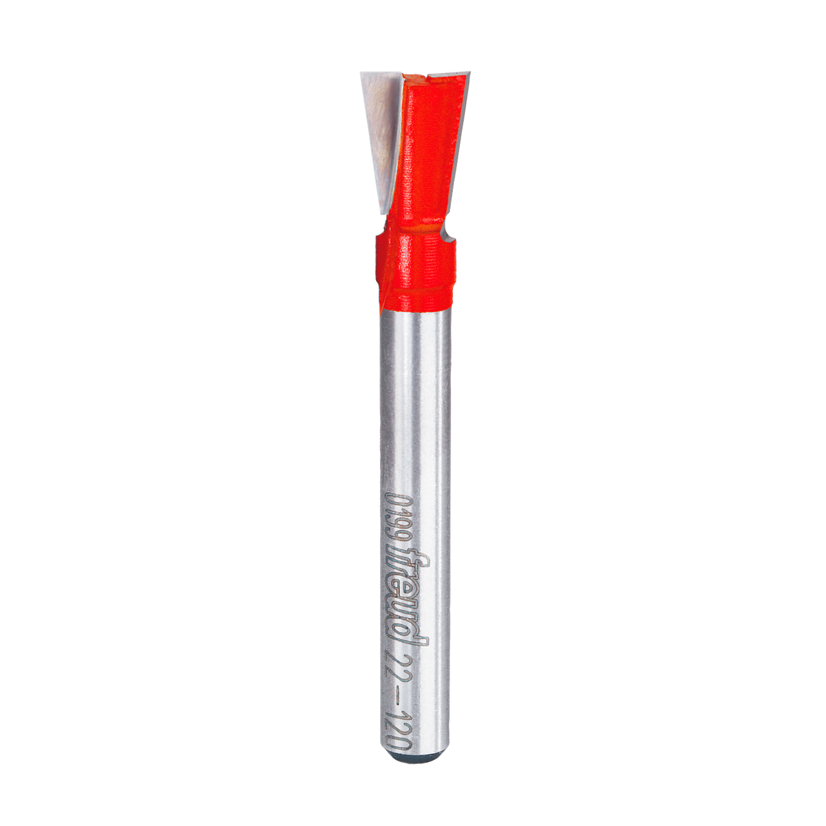 Freud Dovetail Router Bit, 1/4 in. Shank, 8 Degree Angle 3/8 in. Diameter 2-1/2 in. length 1/2 in. height