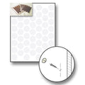 Solid PVC Fastcap 9/16" Diameter, White, 5 Sheets