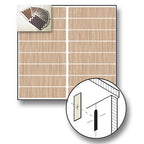 Woodgrain PVC Fastcap 9/16" x 2-1/2"