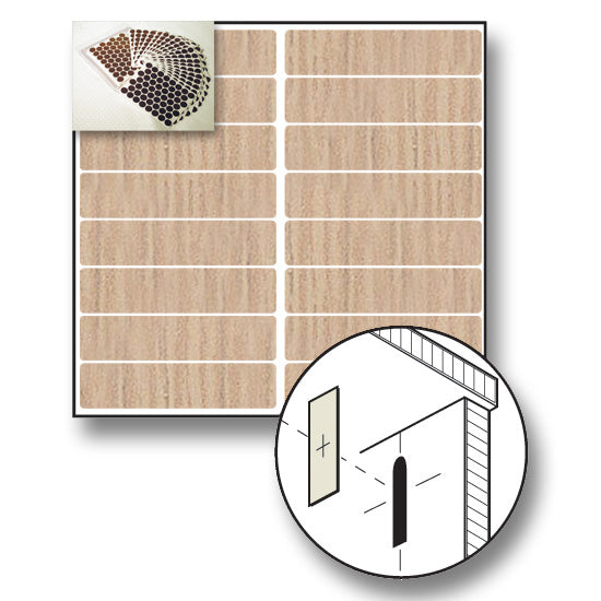 Woodgrain PVC Fastcap 9/16" x 2-1/2"
