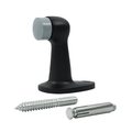 Deltana Floor Door Bumper, Black, 2-7/8"
