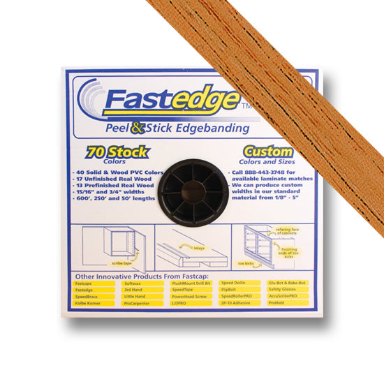 Fastedge Unfinished Wood 13/16" PSA Roll