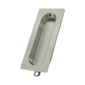 Deltana Flush Pull Rectangle 3-1/8" x 15/16" Satin Nickel 3-1/8" Length