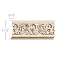 Plain Country French Column, 3 3/4"sq. x 35 1/4"h Cherry