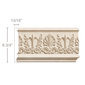 Medium Egg and Dart Crown (Repeats 2 3/4), 3''w x 13/16''d x 8' length Cherry