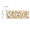 Plain English Estate Column, 3 3/4"sq. x 35 1/4"h Maple