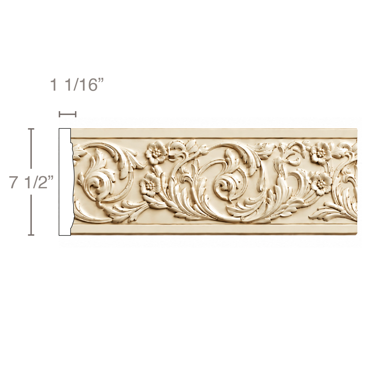 Plain English Estate Column, 3 3/4"sq. x 35 1/4"h Maple