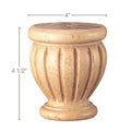 Egg & Dart, 1 1/4"w x 5/8"d Poplar