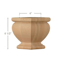 Fluted Casing, 8''w x 1 3/4''d Resin