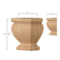 Fluted Casing, 8''w x 1 3/4''d Poplar