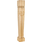 Hardware Resources Bull Nose Fleur-de-Lis Post