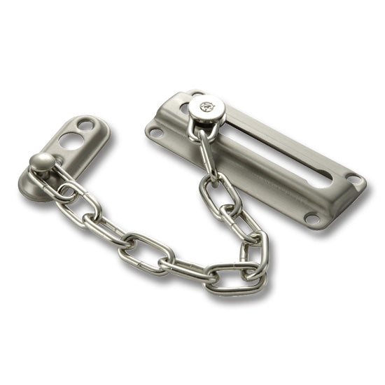 Chain Door Guard - Satin Nickel Finish
