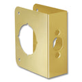 First Watch Door Reinforcer Solid Brass Polished Brass 4" x 4-1/2" Dimentions 1-3/4" Door Thickness