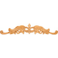 Hardware Resources Pressed Acanthus Onlay Rubberwood 4-3/16" Height