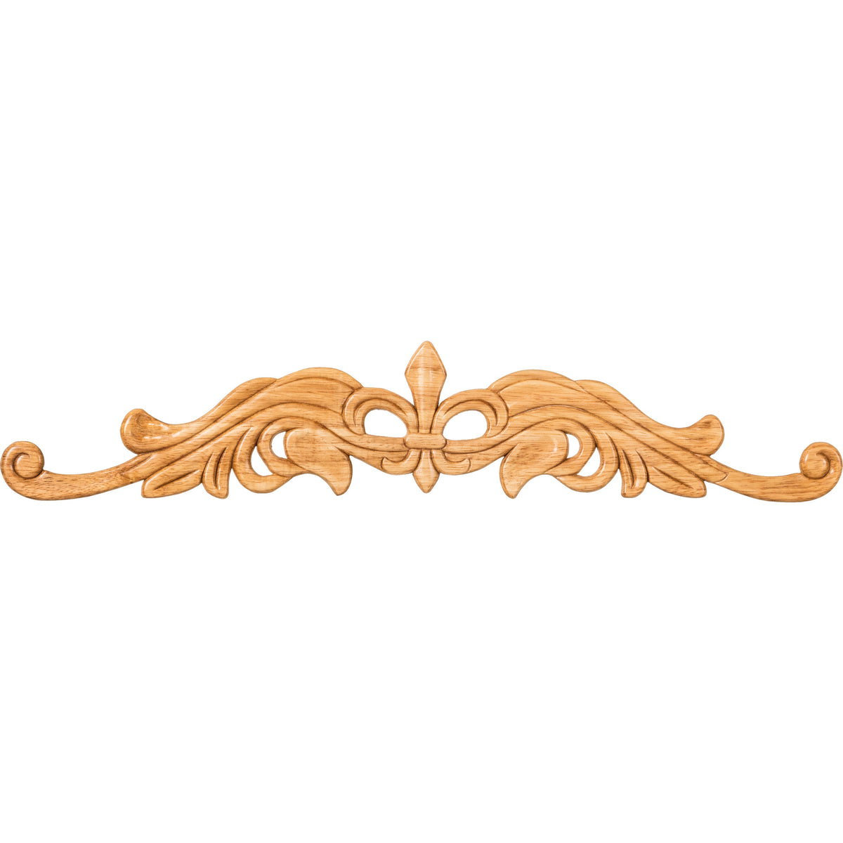 Hardware Resources Pressed Acanthus Onlay Rubberwood 4-3/16" Height