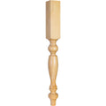 Hardware Resources Tapered, Smooth Leg Maple 3-3/4" Width