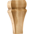 Hardware Resources Square Contemporary Bun Foot Hard Maple 6" Length
