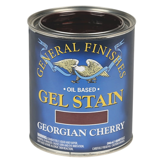 General Finishes Gel Stain, Georgian Cherry, Quart