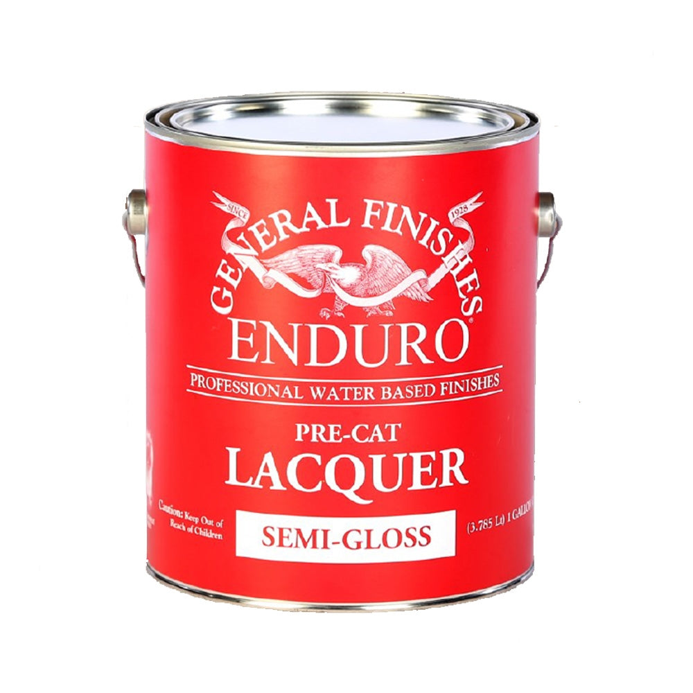Enduro Pre-Cat Lacquer, Semi-Gloss, Gallon