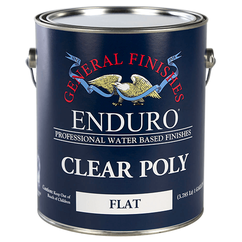 Clear Poly Enduro Clear Poly, Flat, Gallon