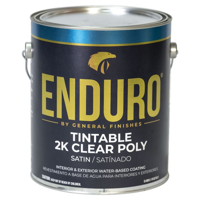 Enduro 2K Clear Poly, Satin, Gallon