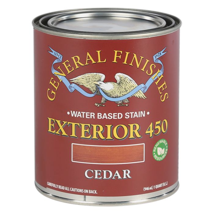 General Finishes Exterior 450 Stains, Cedar, Quart