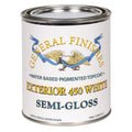General Finishes Exterior 450 White, Semi-Gloss, Quart