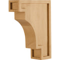 Hardware Resources Coved Arts & Crafts Corbel Rubberwood 8" Length
