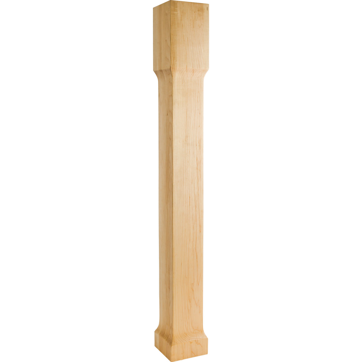 Hardware Resources Square Recessed Post Cherry 42" Length 5" Width