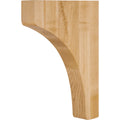 Hardware Resources Minimalist Corbel Rubberwood 11" Length 1-3/4" Width