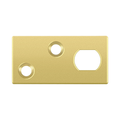 Deltana Guide Plate For 12EFB Extension Flush Bolt, Polished Brass